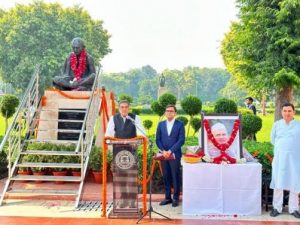 gandhi and lalbahadur jayanti celebration